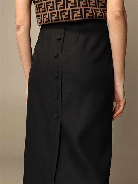 fendi black skirt|genuine fendi skirts.